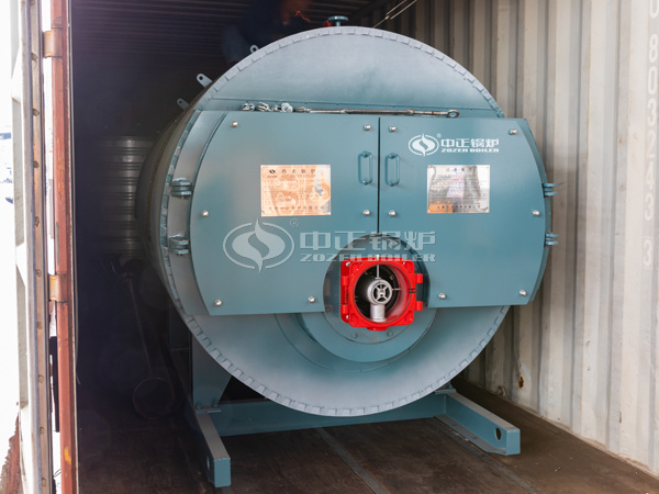 裝車即將發(fā)往墨西哥的WNS燃?xì)?a href=/product/hot-water-boiler.html target=_blank class=infotextkey><a href=/product/hot-water-boiler.html target=_blank class=infotextkey>熱水鍋爐</a></a>